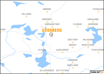 map of Gräsberg