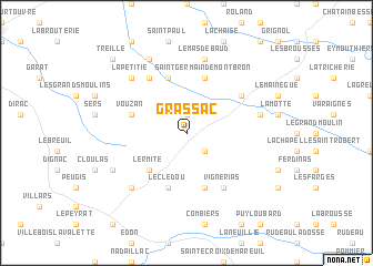 map of Grassac