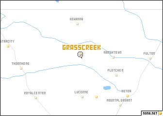 map of Grass Creek