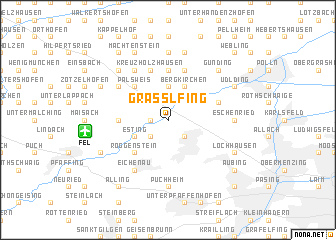 map of Graßlfing