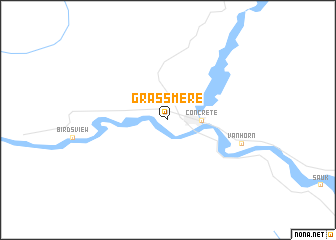map of Grassmere