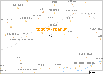 map of Grassy Meadows