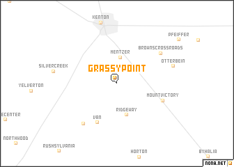 map of Grassy Point