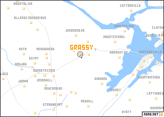 map of Grassy