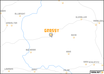 map of Grassy