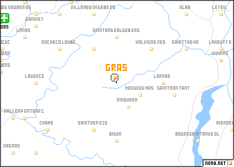map of Gras