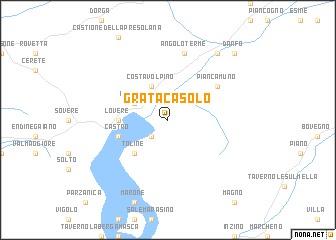 map of Gratacasolo