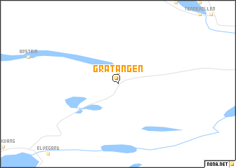 map of Gratangen