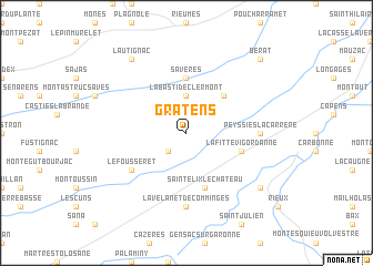 map of Gratens