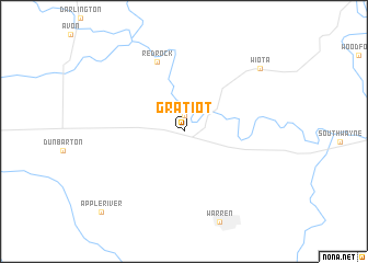 map of Gratiot