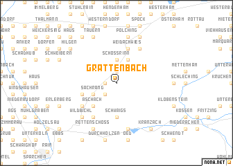 map of Grattenbach