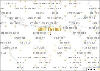 map of Grattstadt