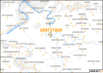 map of Gratztown