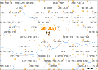 map of Graulet