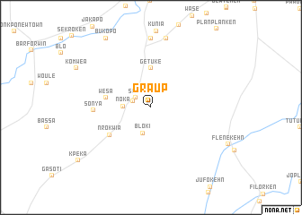 map of Graup