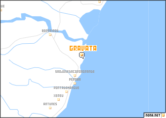 map of Gravatá