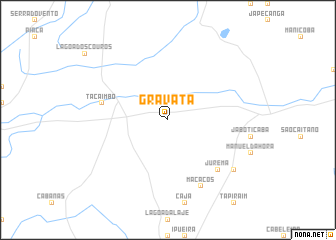 map of Gravatá
