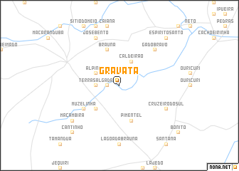 map of Gravatá