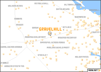 map of Gravel Hill