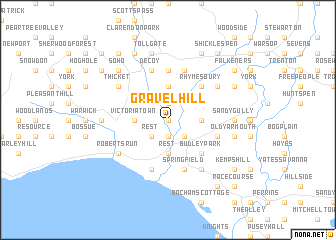 map of Gravel Hill