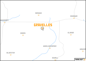 map of Gravelles