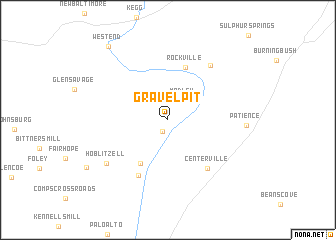 map of Gravel Pit