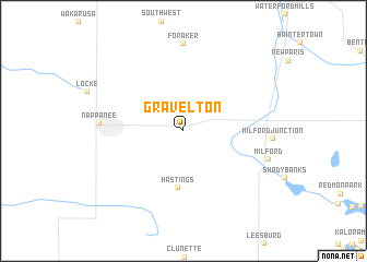 map of Gravelton