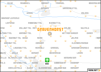 map of Gravenhorst