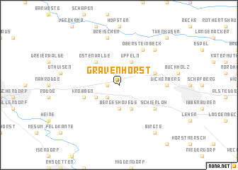 map of Gravenhorst