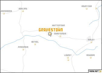 map of Gravestown