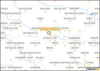 map of Gravières