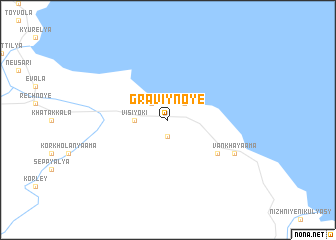 map of Graviynoye