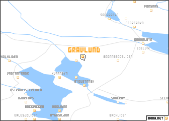 map of Gravlund