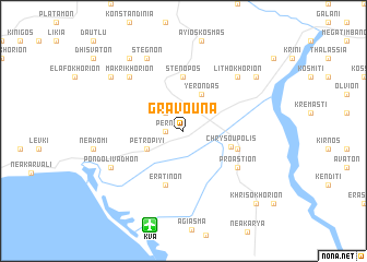 map of Gravoúna