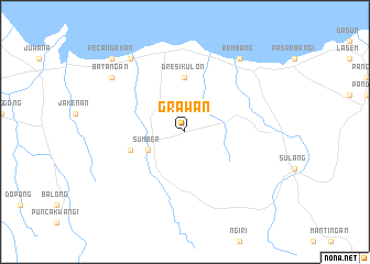 map of Grawan