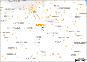 map of Graydon