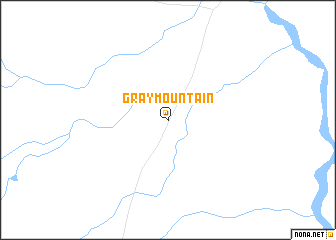 map of Gray Mountain