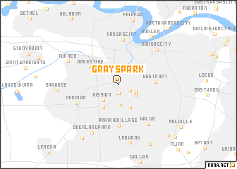 map of Grays Park