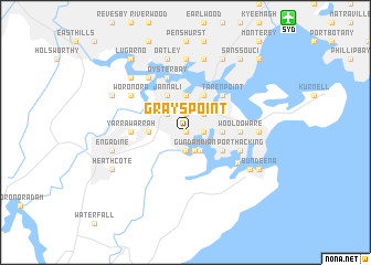 map of Grays Point