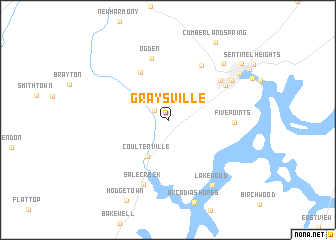 map of Graysville