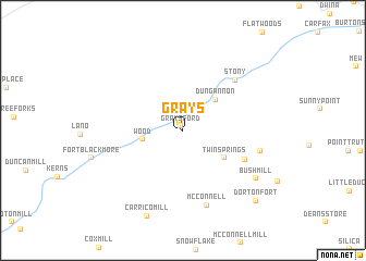 map of Grays