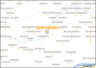 map of Grayvorony