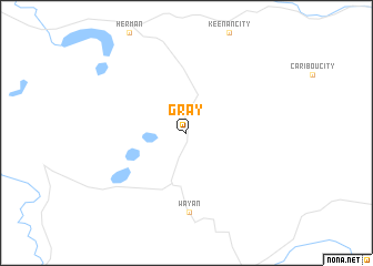 map of Gray