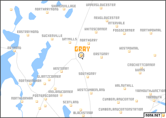 map of Gray