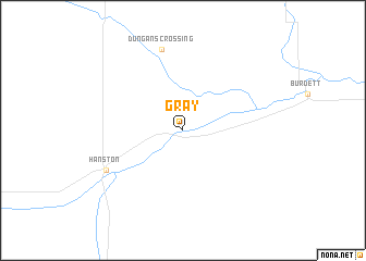 map of Gray