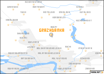 map of Grazhdanka