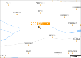 map of Grazhdanka