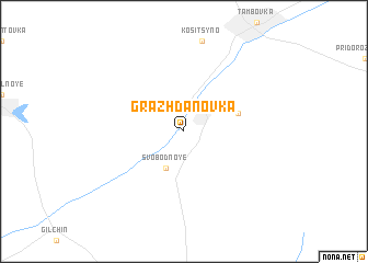 map of Grazhdanovka