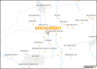 map of Grazhdanskiy