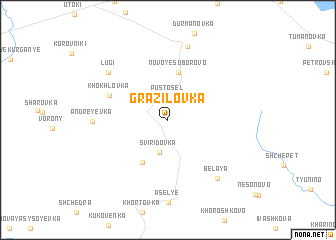 map of Grazilovka